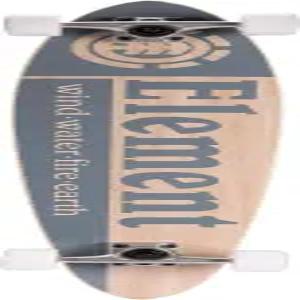 엘리먼트 스케이트보드 핀테일 롱보드 섹션 우드 8.5인치 데크 x 36인치 완전 밀봉 조립 및 탑승 준비 완료