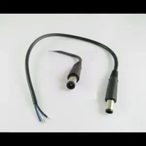 호환 1pcs 검정색 DC 코드 팁 7.4mm x 5.0mm 플 커넥터 DELL HP 노트북 태블릿 PC 교체 용 케이블 전선가리