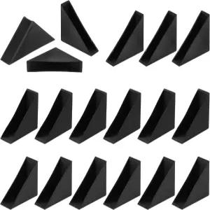 uxcell 30Pcs 삼각형 유리 모서리 보호대 0.5/0.6/0.7인치 플라스틱 테이블 세라믹 목재 및 강철용 운송