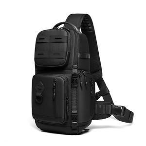 퀵 사이드 액세스가 가능한 카메라 슬링 모듈형 가방 전술 사진 백팩 DSLR SLR 미러리스 소형 렌즈 크로스바디 정리 케이스, 캐논 후지필름 소니 니콘용 삼각대 홀더, 블랙