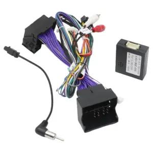 호환 메르세데스 C180C200 W204용 16핀 CANBUS 어댑터  안드로이드 스테레오 전원 케이블 전선가리개