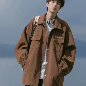 남성 코듀로이 자켓 겨울 복고풍 루즈핏 캐주얼 데일리