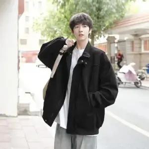 슬램덩크 남친 빈티지 코트 자켓 핏 바람막이 봄가을 점퍼 HO3