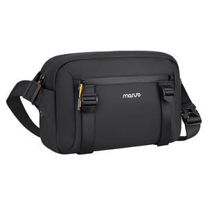 MOSISO 카메라 슬링백, 사진작가용 크로스바디 카메라백, DSLR/SLR/미러리스 카메라용 방수 숄더백, 전면 삼각대 홀더 및 레인 커버가 있는 휴대용 패딩 블랙