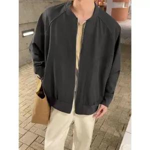 썬더볼츠 남사친 남성용 캐주얼 가을 카디건 야구복 차이나 빅사이즈 바람 브이넥 상의 KKE3