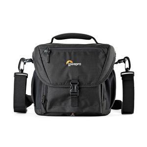 로우프로 LP37121, 노바 170 AW II 카메라 가방, 24-105mm 부착 렌즈, 컴팩트 포토 드론, 추가 렌즈 1-2개, 플래시, 블랙으로 DSLR에 적합합니다
