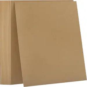 칩보드 35개입 (22PT) - 8.5 x 11 두꺼운 갈색 크래프트 보드 북 바인더 스크랩북 공예 및 제품 뒷면용