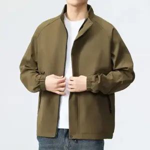 픽호샵 남성 캐주얼 키작남 야상사파리 차이나 재킷 춘추 바람막이 집업 야상 코트 꾹3