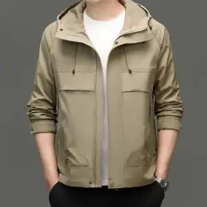 픽호샵 캐주얼 남친 키작남 야상사파리 재킷 봄가을 상의 야상 트렌드 후드 코트 꾹3