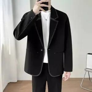 픽호샵 코트 자켓 칼라 블레이저 키작남 정장 남자 가을 꾹3