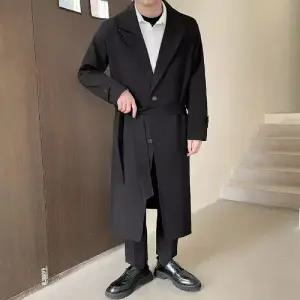 픽호샵 코트 자켓 트렌치코트 키작남 정장 남자 캐주얼 가을 꾹3