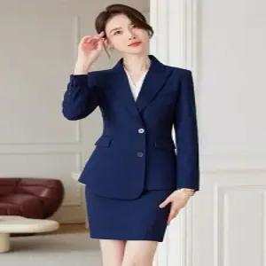 EAMT 오피스룩 비즈니스 여자치마 봄가을 긴팔 미니스커트 정장 자켓 세트 YJ3