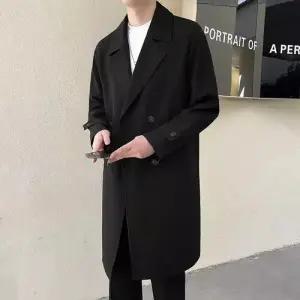 픽호샵 남성 캐주얼 가을 코트 재킷 키작남 트렌치코트 정장 꾹3