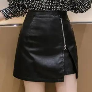 EAMT 미니 여자치마 광피 퍼피 라인 트임 지퍼 스타일 YJ3