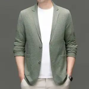 픽호샵 남자 스판 블레이저 정장 재킷 쿨링 트렌드 상의 코트 핏 싱글 봄가을 키작남 꾹3