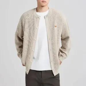 픽호샵 남친 니트 가을 키작남 브이넥 카디건 파인애플 침 숄더 재킷 꾹3