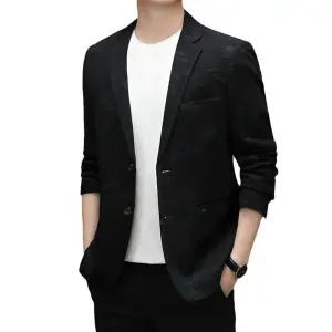 EAMT 남성 캐주얼 코트 재킷 정장 봄가을 얇은 슬림 상의 YJ1