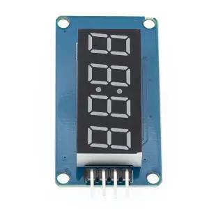 호환 아두이노 7 세그먼트 디지털 LED 디스플레이 모듈 TM1637 4 비트 0.36 인치 시계 레드 양극 튜브 4 직
