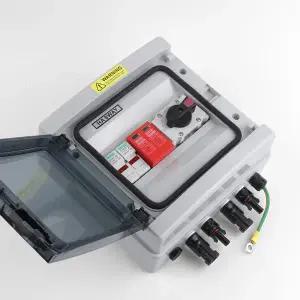 호환 PV 1000V DC 솔라광 결합기 1입력 1출력 퓨즈 절연 스위치 SPD 낙뢰 보호 IP65 방수 벽걸이형