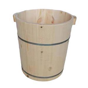 무도장 원목 족욕통 양동이 욕조 이동형 21cm 보온 원목발마사지 원목족욕통