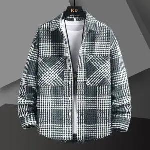 키체샵 남친 가을 오피스룩 캐주얼 셔츠 도톰 데일리 체크 외 HO3