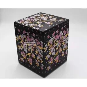 풍 도시락통 찬합 15cm 사쿠라 3단 벚꽃상자 용기 초밥