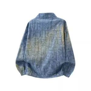 키체샵 남친 빅사이즈 청자켓 워싱 재킷 봄옷 아우터 HO1