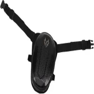 오토바이 하드 쉘 레그 백 두꺼운 통기성 쿠션 조절식 스쿠터 크루저용 허리 벨트(탄소 섬유 색상)