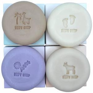 비누 4종 세트 라벤더 카 민감한 일 에 위한 모든 그릭 콜드 프로세스 염소 밀크 천연 를 우유 안전 요거트 무향 꿀