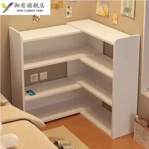 조립식 종이 책장 골판지 DIY 갈색 가벼운 서재 거실 가구 인테리어