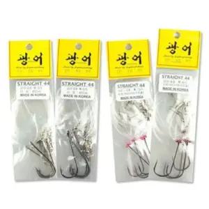 광어채비 씨타임 국산 스트레이트훅 광어다운샷