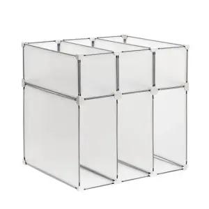 핸드백보관함 DIY 반투명 가방 진열 수납장 조립식 가방진열