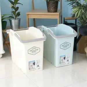 사각 빨래바구니 플라스틱 빨래바구니 슬림 2컬러