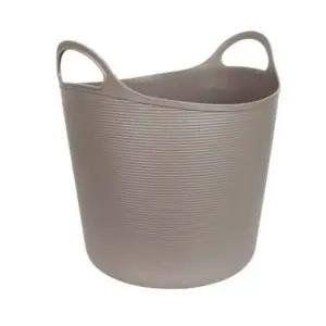 접이식세탁바구니 세탁물보관함 빨래 바구니 브라운