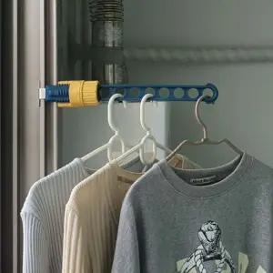 8구 창틀 미니 빨래건조대 네이비