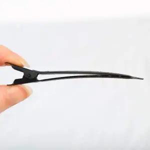 [에이치플러스몰]ToB 메탈 블랙 헤어 집게핀 헤어핀 머리핀