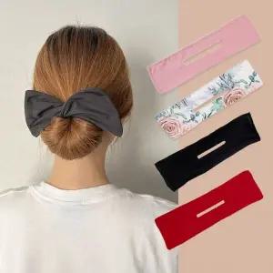 5초 완성 올림머리 와이어 밴드 똥머리 헤어끈 당고머리 스타일링