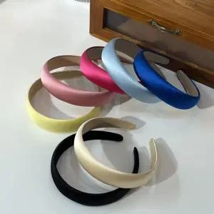 비비드 컬러 슬림 와이드 헤어밴드 데일리 공주 우정 졸업사진