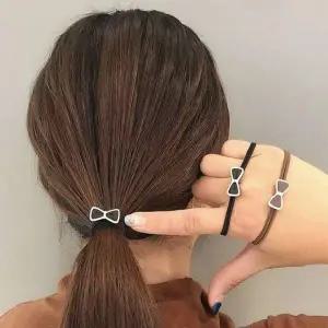 여성 당고머리 리본 고무줄 헤어밴드 머리끈 헤어스트랩 예쁜