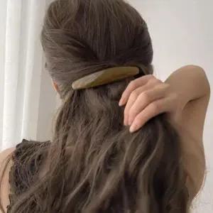 4가지 색상 헤어핀 베이직 롱 헤어클립 반묶음 머리핀 여성용