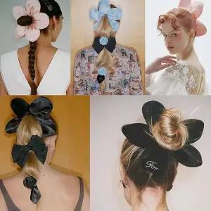 [골드스마일]곱창머리끈 스크런치 헤어밴드 여성용 머리끈 머리장식 헤어슈슈