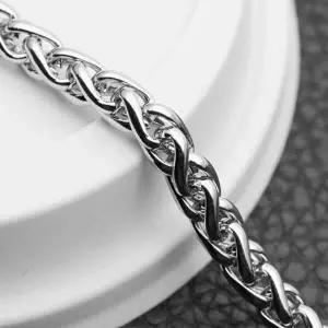 (6mm)목걸이 써지컬스틸 체인목걸이 남자목걸이 심플한 패션목걸이