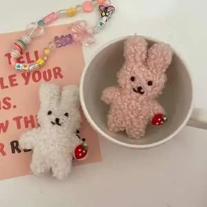 [골드스마일]토끼 딸기 귀여운 화이트 핑크 어린이날 선물 플리마켓 답례품