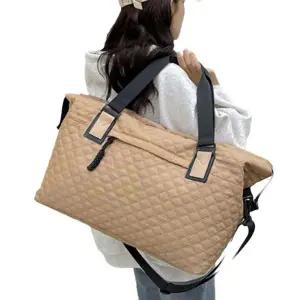 [콩심팥심]캐주얼 인기 더플백 보스턴백 가방 패션 여자 퀼팅 운동가방