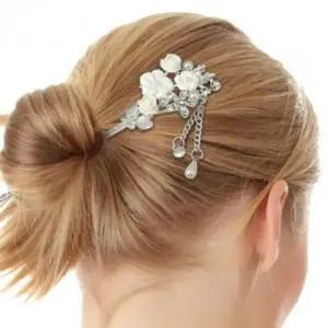 헤어핀 올림머리 장식 뒤꽂이 옆꽂이 반묶음 머리장식 헤어