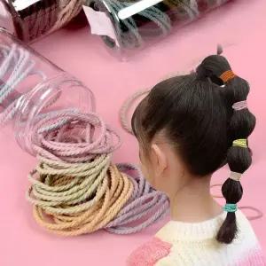 데일리 헤어밴드 있는 머리끈 고무줄 밴드 쫀쫀한 머리끈 엘라스틱