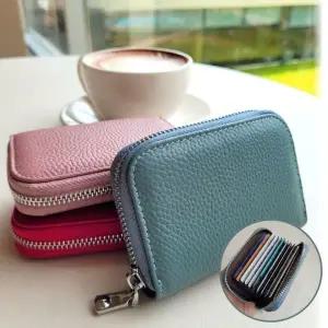 소가죽 여성용 카드지갑 미니 화장품파우치 핸드백 파우치백 가죽