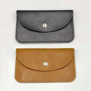 가죽 스냅 동전지갑 여행용 태국 베트남 화폐 휴대용 파우치 작은