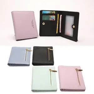 심플 여학생 카드 반지갑 동전지갑 사피아노 여성 10대 중학생