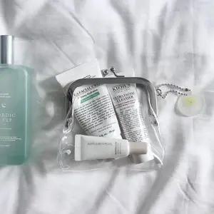 투명 PVC 똑딱이 카드 동전지갑 미니 립스틱 파우치 학생용 귀여운